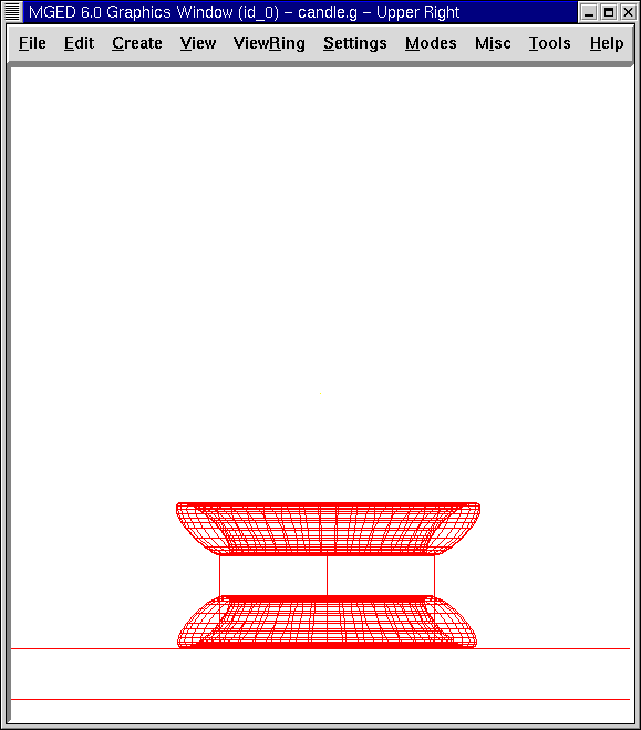 13 candle tabletop base front