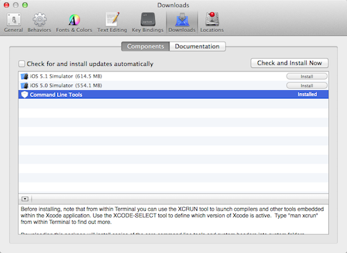 XcodeCommandLineTools